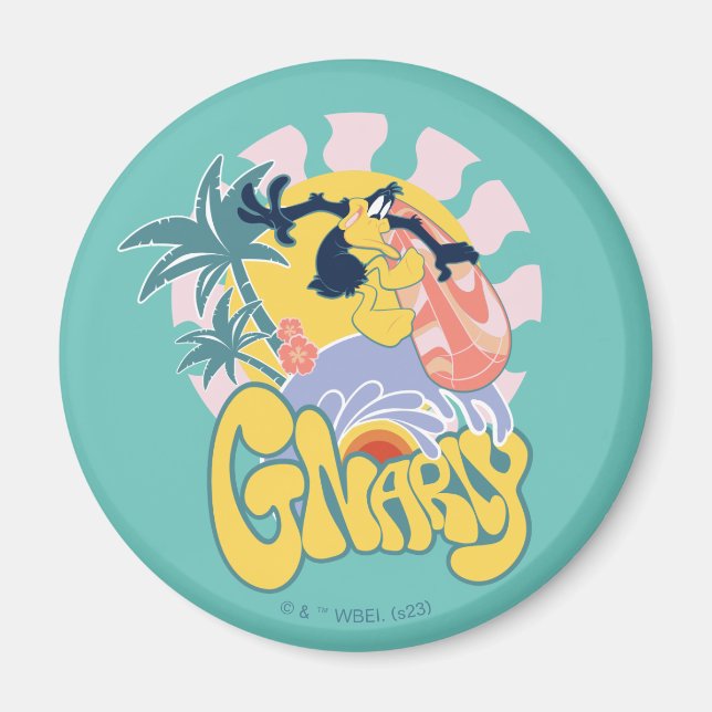Imán Surf DAFFY DUCK™ - Gnarly (Frente)