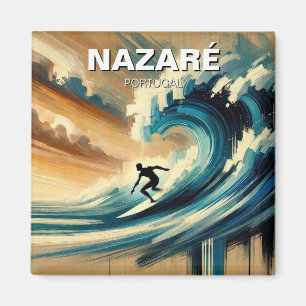Imán Surf en el Portugal Nazare