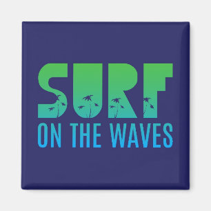 Imán Surf En El Poster De Las Ondas