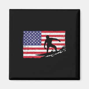 Imán Surf Para Hombres Mujeres 4 De Julio Bandera Estad