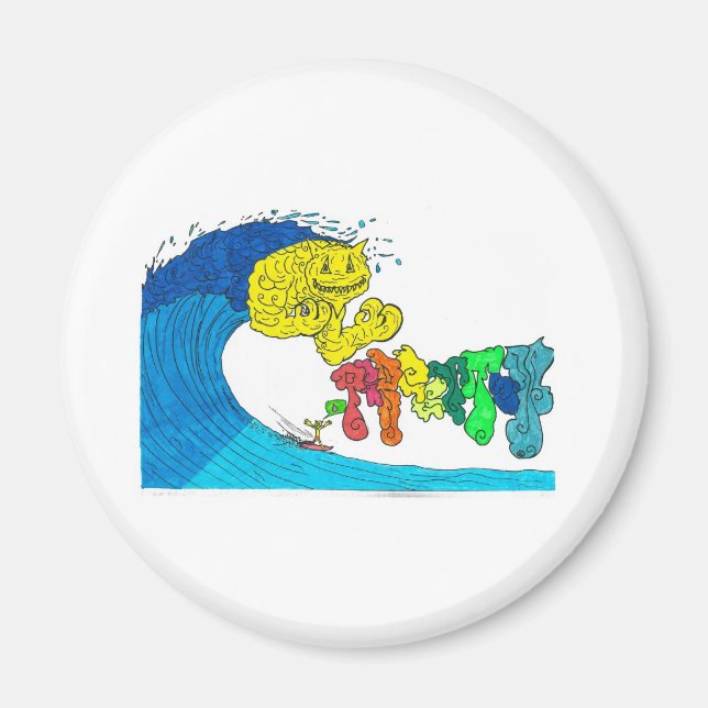 Imán surf percenteno (Frente)