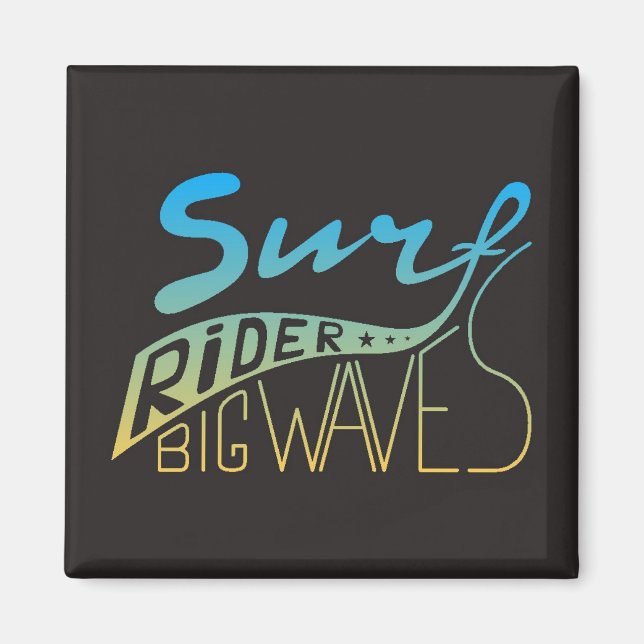 Imán Surf Rider Big Waves (Frente)