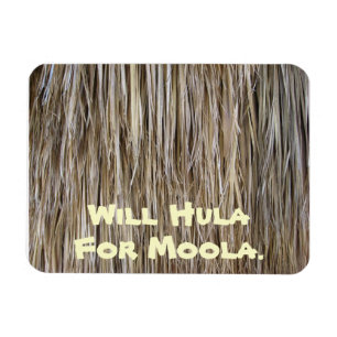 Imán Surfaces Guay Naturales_Palm Tree Hair_Hula Skirt