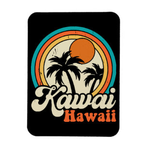 Imán Surfear Kawaii Hawaii