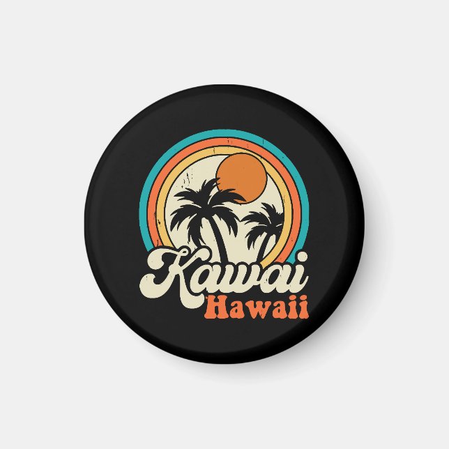 Imán Surfear Kawaii Hawaii (Frente)