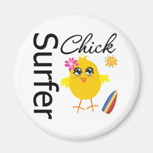 Imán Surfer Chick