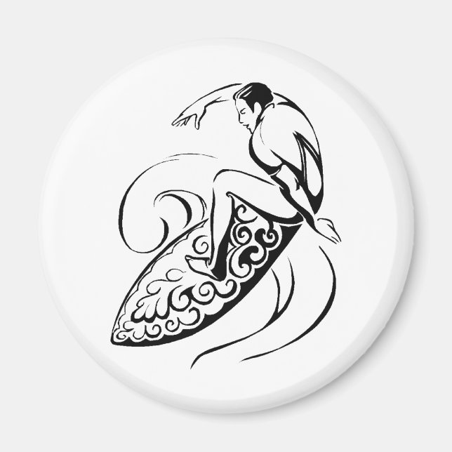 Imán Surfer Dude (Frente)