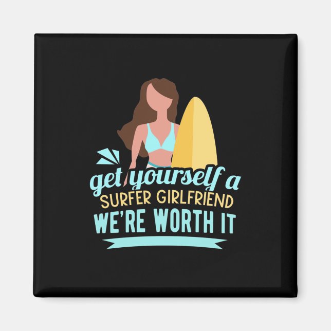 Imán Surfer Girlfriend (Frente)