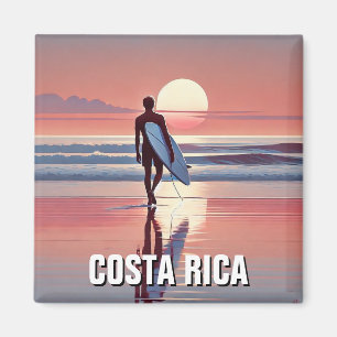 Imán Surfer Sunset Costa Rica