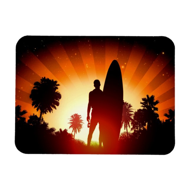 Imán Surfer Sunset imnet (Horizontal)