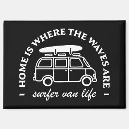 Imán Surfer van life road trip citas de aficionados al
