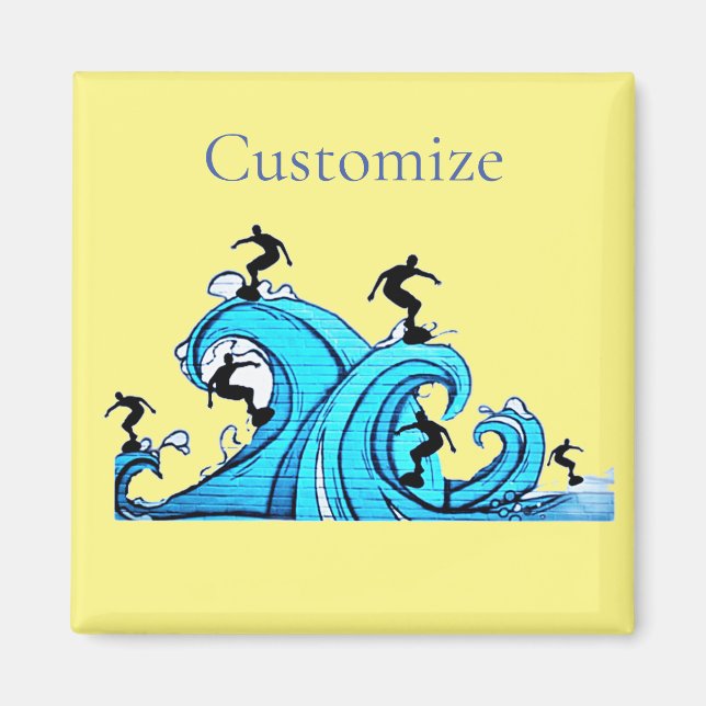 Imán Surfers Everywhere Thunder_Cove (Frente)