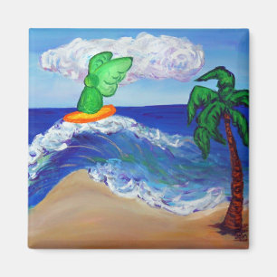 Imán Surfing Angel Raphael Magnet