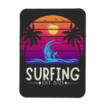 Surfing Est. Surf en modo de vacaciones retro de 2