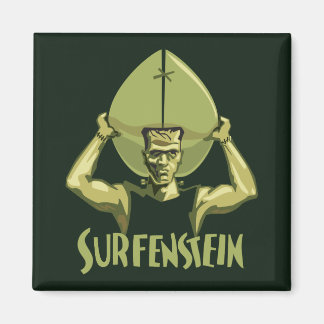 Imán Surfing Halloween Frankenstein