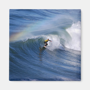 Imán Surfing Under the Rainbow Magnet