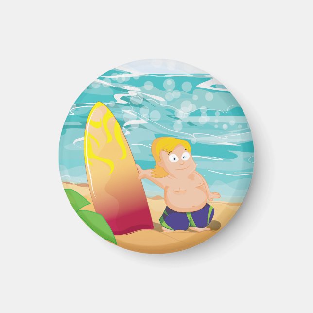 Imán Surfista (Frente)