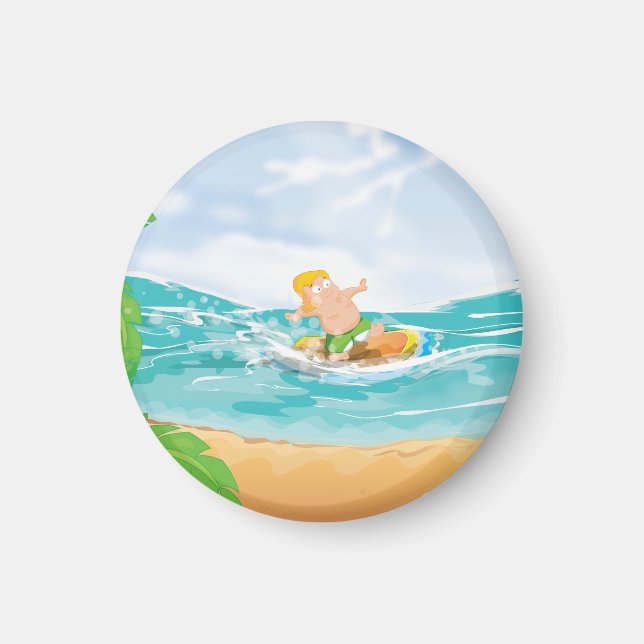 Imán Surfista (Frente)