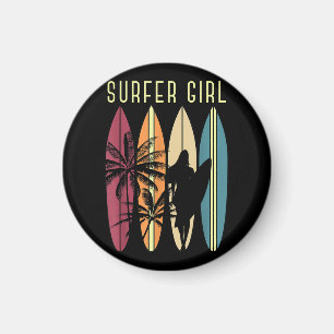 Imán Surfista Chica Surfboard Chicas Surf Oce