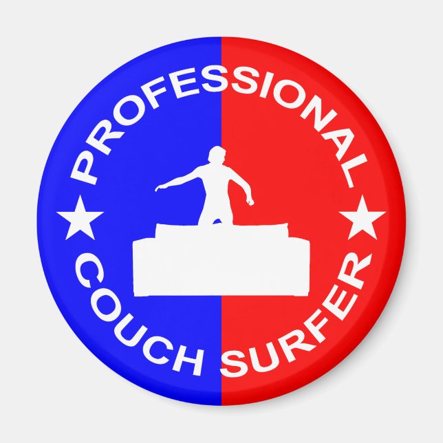 Imán Surfista de sofá profesional (Frente)