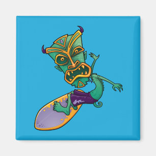 Imán Surfista de Tiki