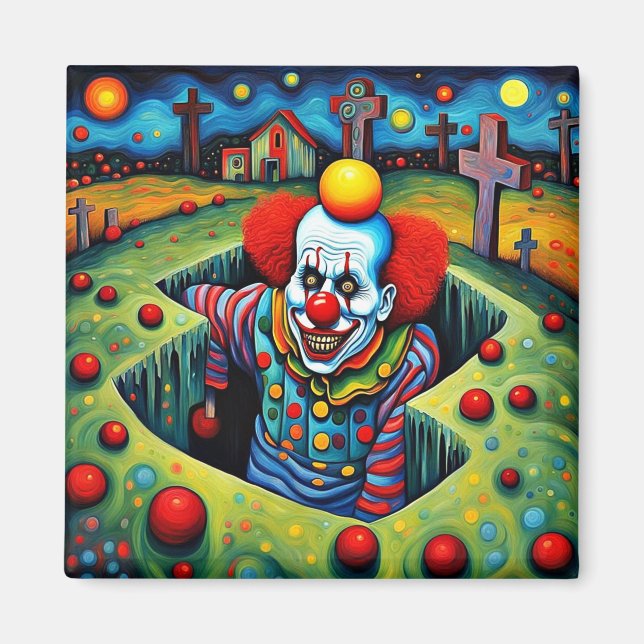 Imán Surge el Payaso Demonio (Frente)
