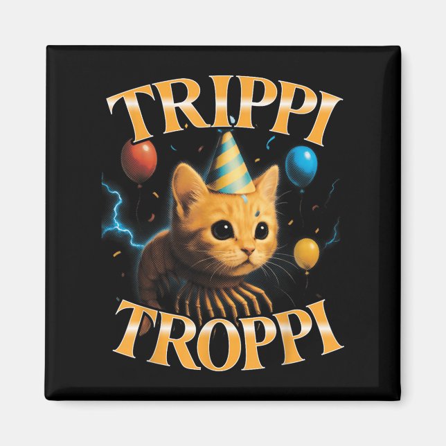 Imán Surreal Italian Brainrot Meme Trippi Troppi Funny  (Frente)