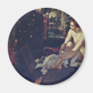 Imán Susana, por Tintoretto Jacopo (la mejor calidad)