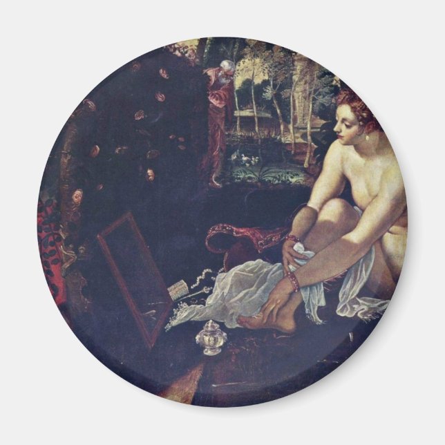 Imán Susanna, Por Tintoretto Jacopo (Mejor Calidad) (Frente)