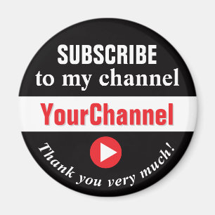 Imán Suscríbete a mi canal