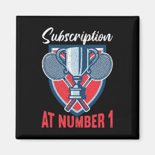 Imán Suscripción Al Número 1 De La Insignia Funny 2