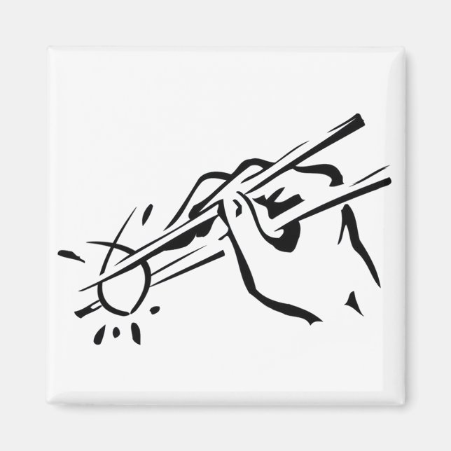 Imán ¡Sushi ateo! (ichthys) (Frente)