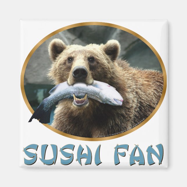 Imán Sushi Fan (Frente)