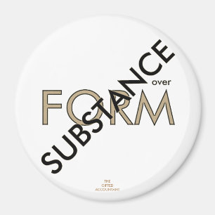 Imán "Sustancia sobre forma"