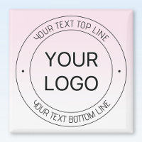 Sustitución fácil de logotipos y tonos rosados edi