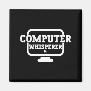 Imán Susurrador de Computadoras Soporte Técnico Nerds F
