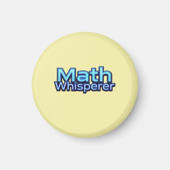 Imán Susurrador de Matemáticas (Frente)