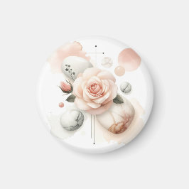 Imán Susurro de un Rosa - Elegancia acuática de ensueño