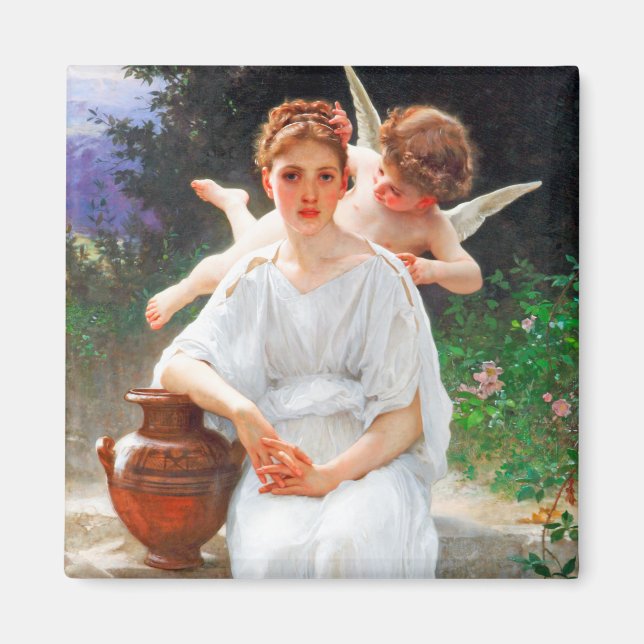Imán Susurros de amor, Bouguereau (Frente)