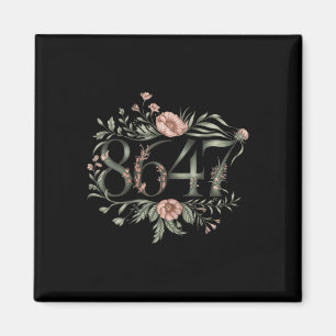 Imán Sutil anti Trump 8647 Flor Floral Boho Presidente