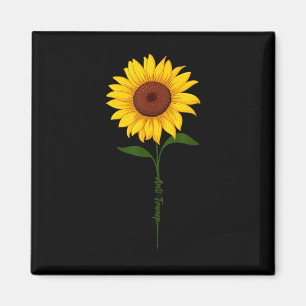Imán Sutil girasol camiseta antiTrump