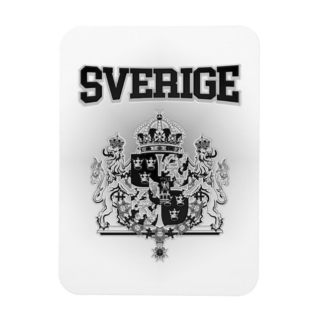 Imán Sverige Emblem (Vertical)