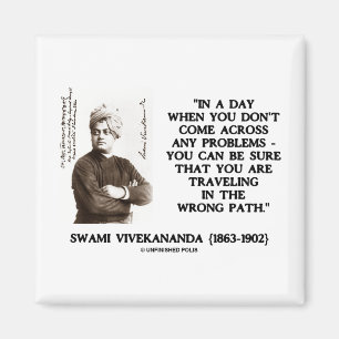 Imán Swami Vivekananda que viaja en trayectoria