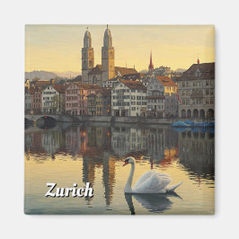 Imán Swan en Zúrich Suiza Travel