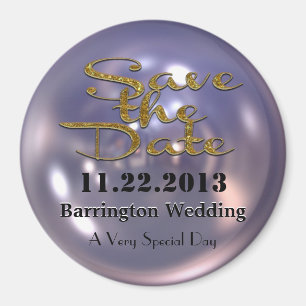 Imán Swank Save the Date Magnet