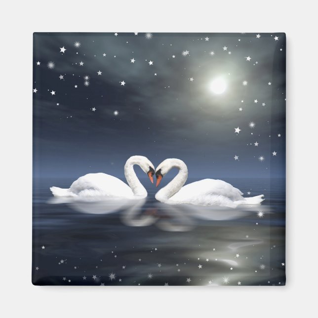 Imán Swans amorosos (Frente)