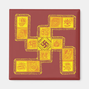 Imán Swastika tradicional india