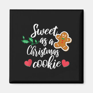 Imán Sweet As A Christmas Cookie - Biscuit, Christmas C