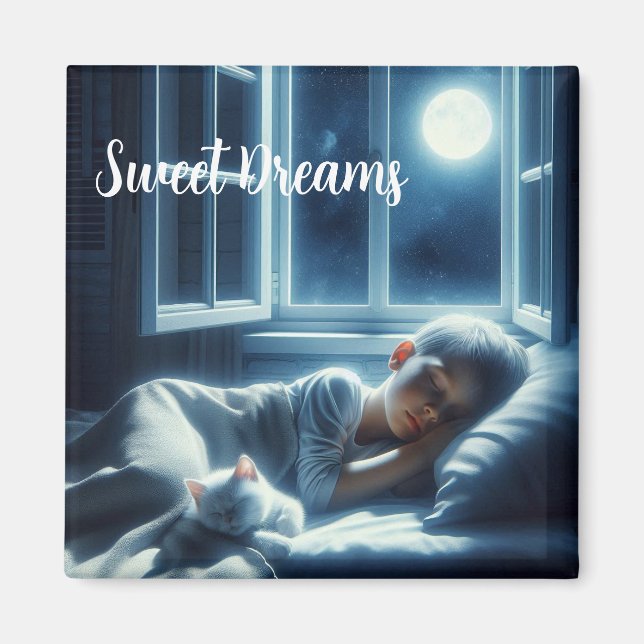 Imán Sweet Dreams Cat Magnet (Frente)