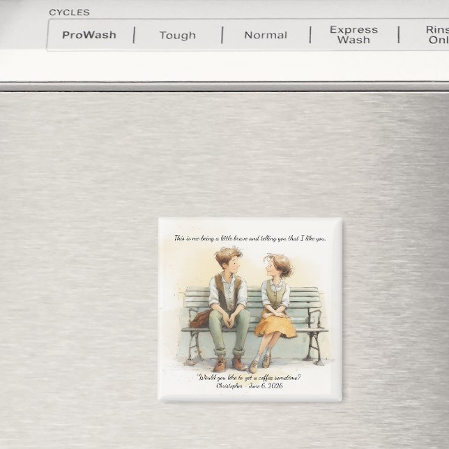 Imán Sweet First Date Coffee Confession (Subido por el creador)